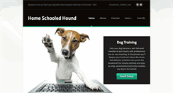 Desktop Screenshot of homeschooledhound.com